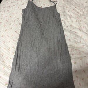 Gray Sleeveless Dress